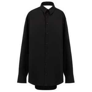 Balenciaga Black Cotton Long