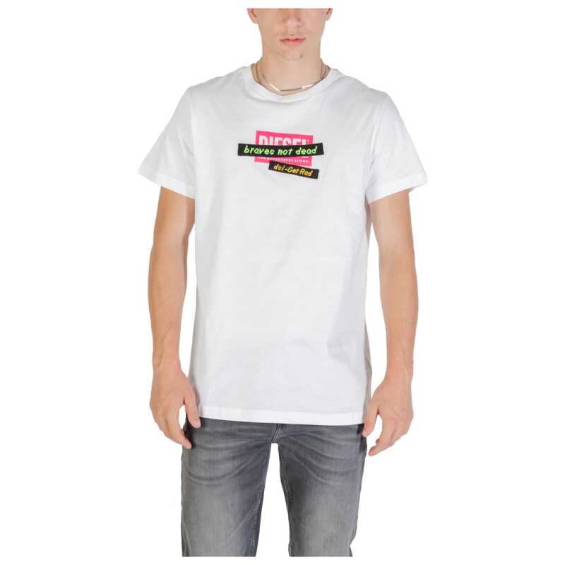 Diesel White Cotton T-Shirt, theFeinheit