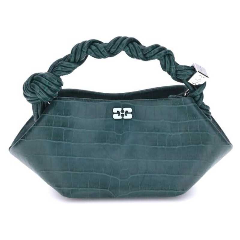 Ganni Bou mini crocodile patent leather Handbag, theFeinheit