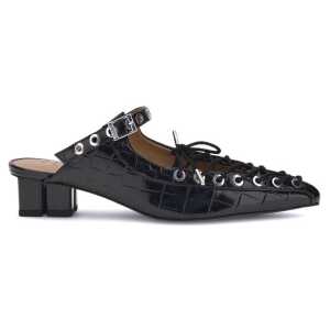 Ganni Oleatex laced Mules