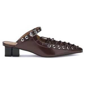 Ganni Oleatex laced Mules