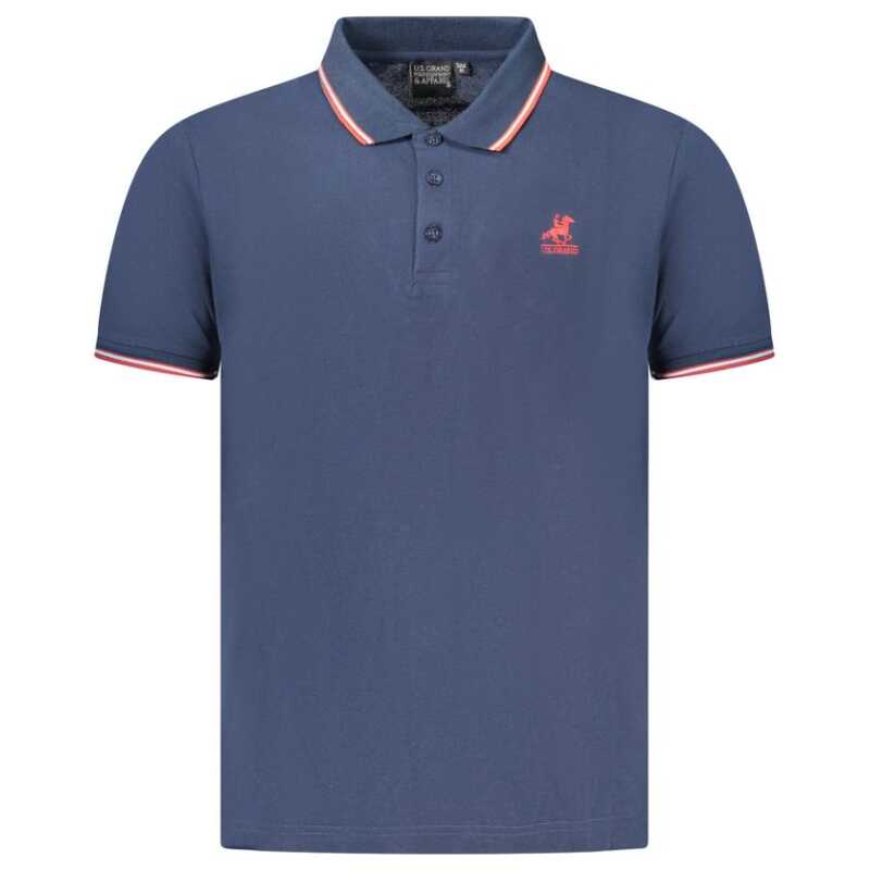 U.S. Grand Polo Blue Cotton Men Polo Shirt, theFeinheit