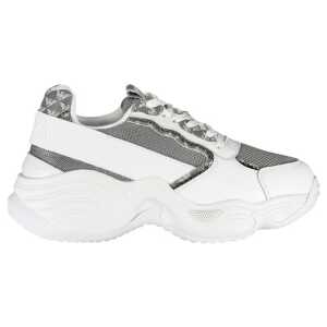 Emporio Armani White Polyester Sneaker