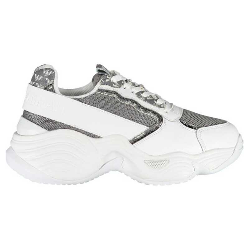 Emporio Armani White Polyester Sneaker, theFeinheit
