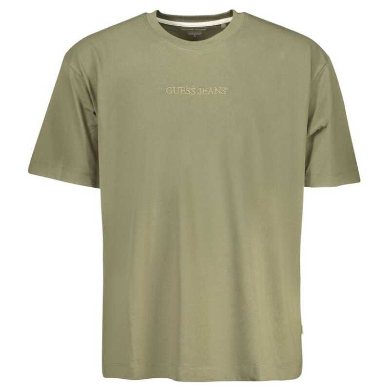Guess Jeans Green Cotton Men T-Shirt, theFeinheit