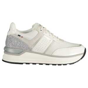 U.S. POLO ASSN. White Polyester Sneaker