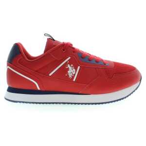 U.S. POLO ASSN. Red Polyester Sneaker