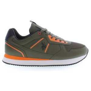 U.S. POLO ASSN. Green Polyester Sneaker