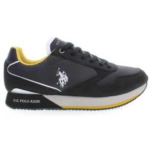 U.S. POLO ASSN. Black Polyester Sneaker