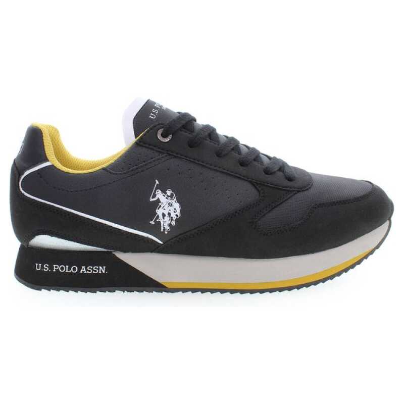U.S. POLO ASSN. Black Polyester Sneaker, theFeinheit