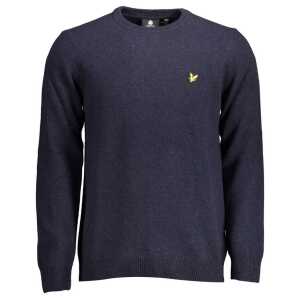 Lyle & Scott Blue Wool Sweater