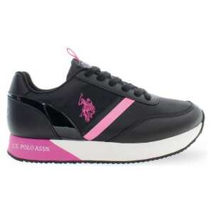 U.S. POLO ASSN. Black Polyester Sneaker