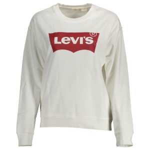 Levi's White Cotton Sweater
