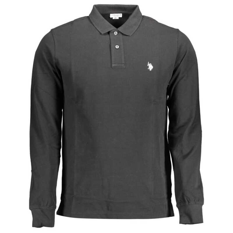 U.S. POLO ASSN. Black Cotton Polo Shirt, theFeinheit