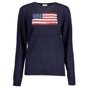 U.S. POLO ASSN. Blue Nylon Sweater