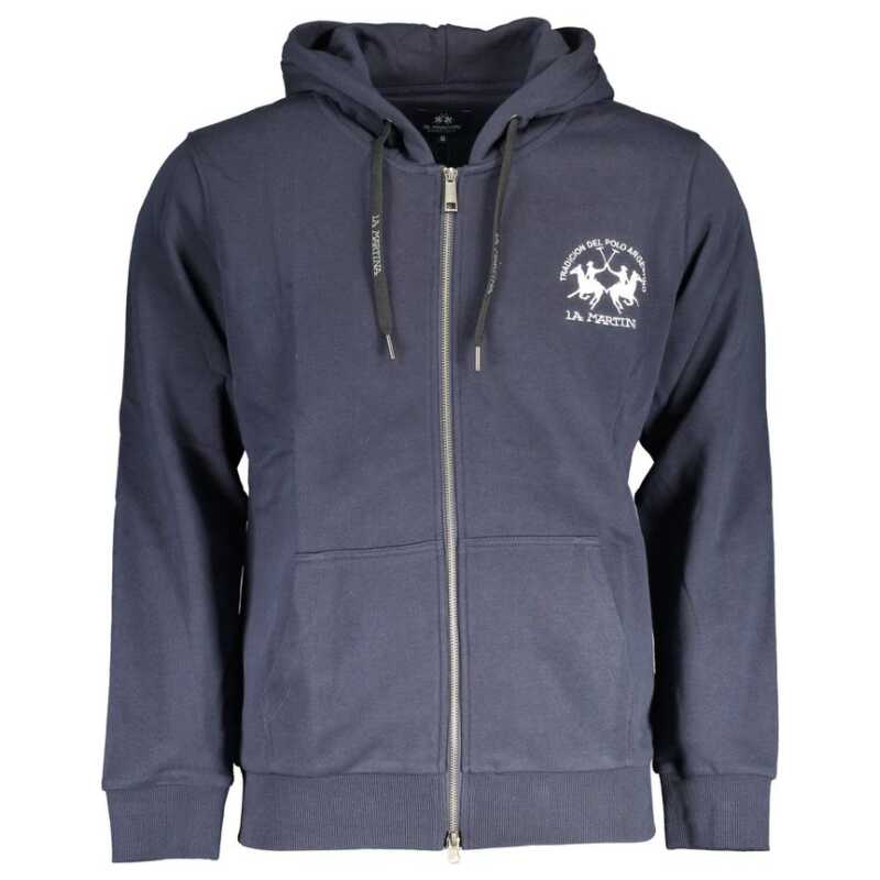 La Martina Blue Cotton Sweater, theFeinheit