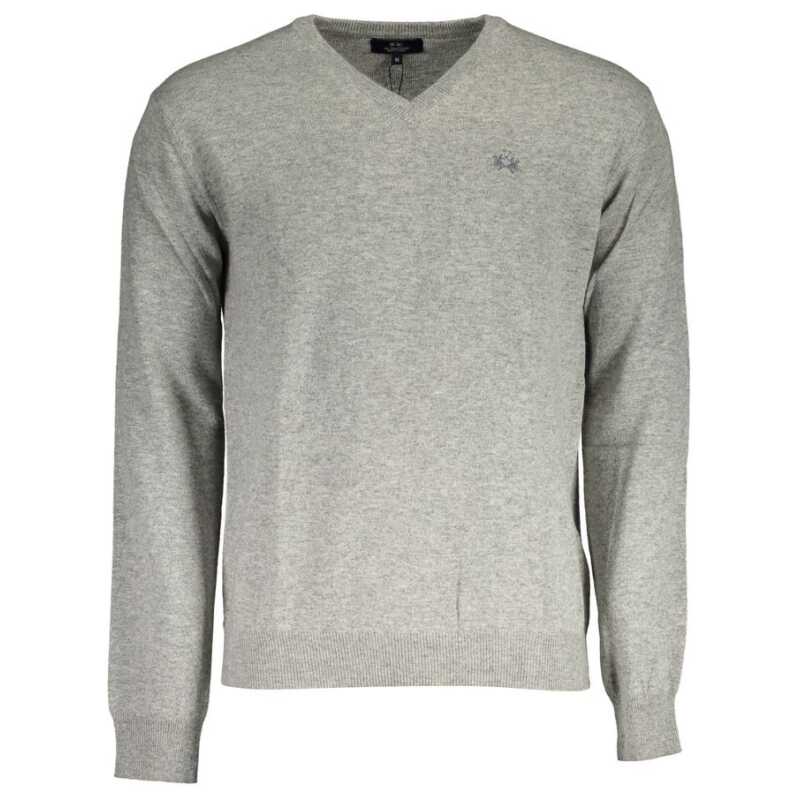 La Martina Gray Wool Sweater, theFeinheit