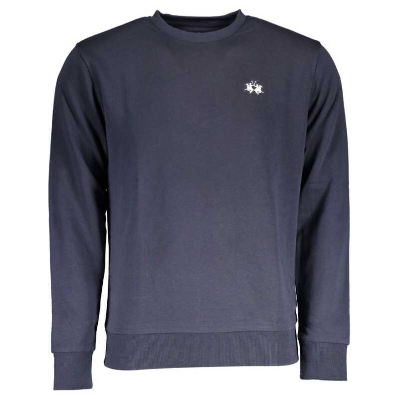 La Martina Blue Cotton Sweater, theFeinheit