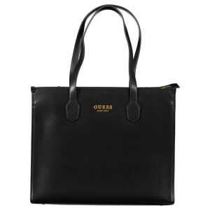 Guess Jeans Black Polyethylene Handbag