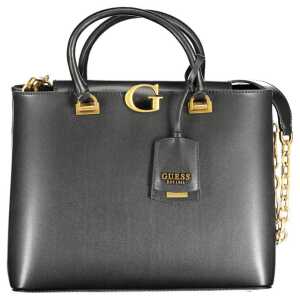 Guess Jeans Black Polyethylene Handbag