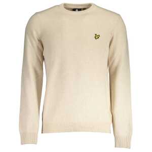 Lyle & Scott Beige Wool Sweater