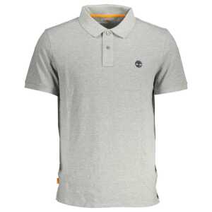 Timberland Gray Cotton Polo Shirt
