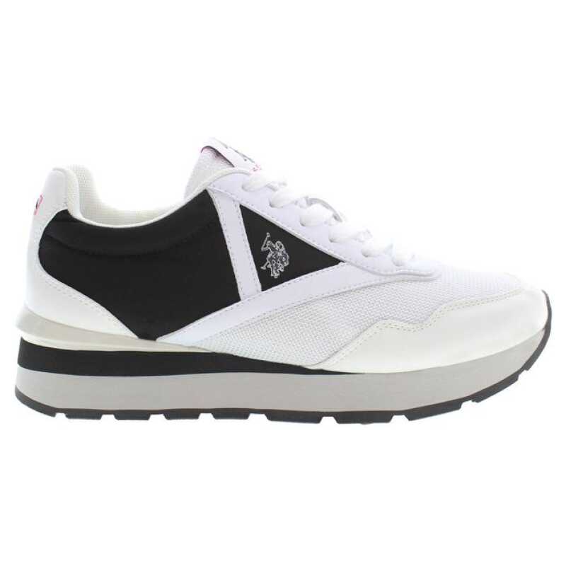 U.S. POLO ASSN. White Polyester Sneaker, theFeinheit
