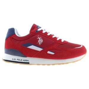 U.S. POLO ASSN. Red Polyester Sneaker