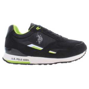 U.S. POLO ASSN. Black Polyester Sneaker