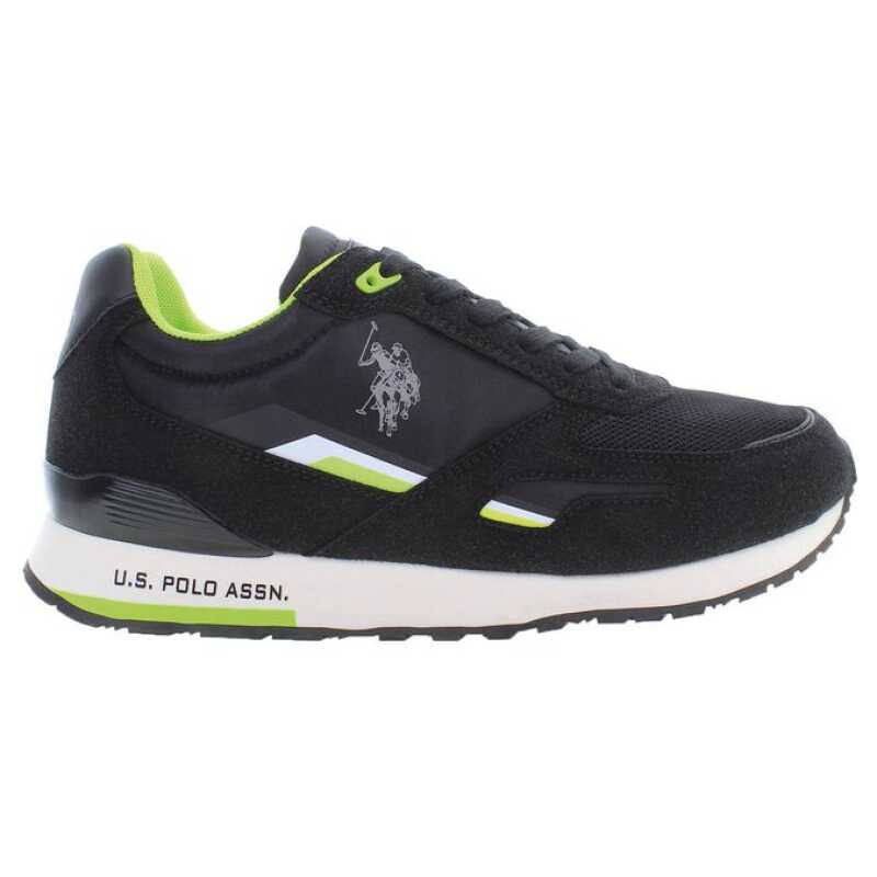 U.S. POLO ASSN. Black Polyester Sneaker, theFeinheit