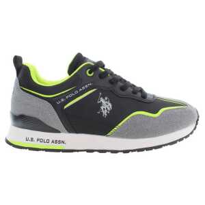 U.S. POLO ASSN. Black Polyester Sneaker