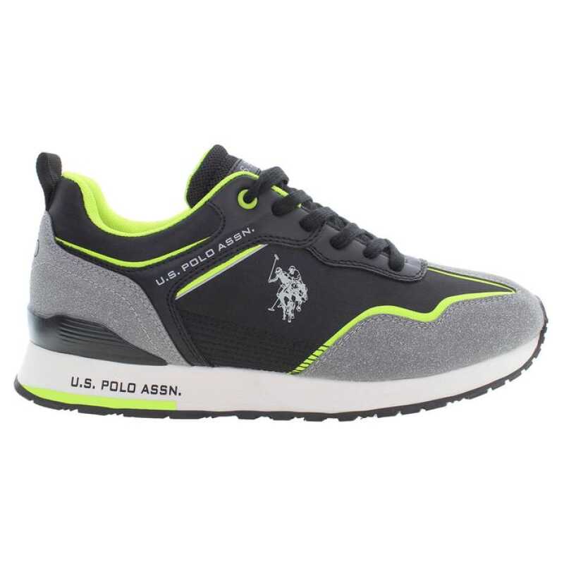 U.S. POLO ASSN. Black Polyester Sneaker, theFeinheit