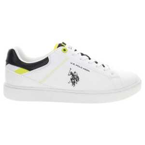U.S. POLO ASSN. White Polyester Sneaker