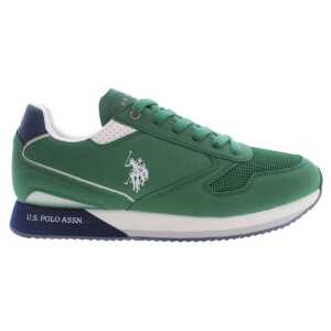 U.S. POLO ASSN. Green Polyester Sneaker