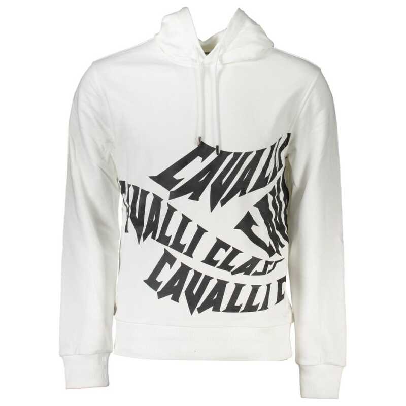 Cavalli Class White Cotton Sweater, theFeinheit