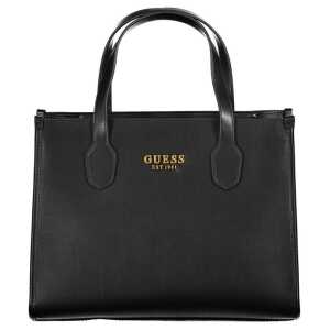 Guess Jeans Black Polyethylene Handbag