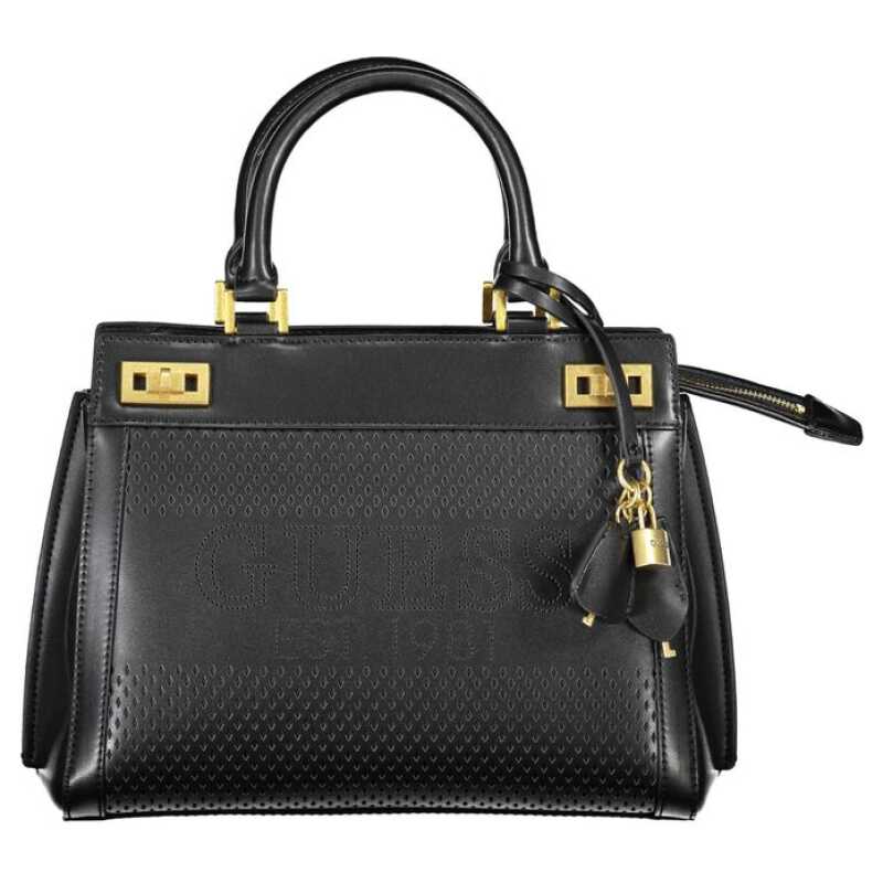 Guess Jeans Black Polyethylene Handbag, theFeinheit