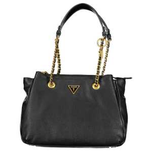 Guess Jeans Black Polyethylene Handbag