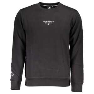 U.S. Grand Polo Black Cotton Sweater