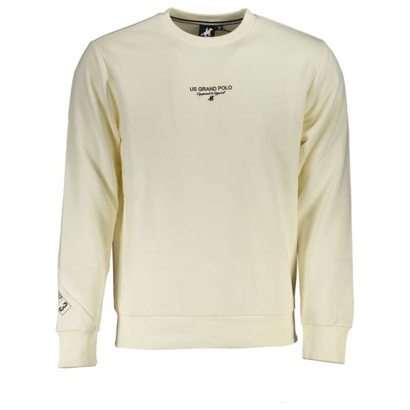 U.S. Grand Polo White Cotton Sweater, theFeinheit