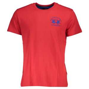 La Martina Red Cotton T-Shirt