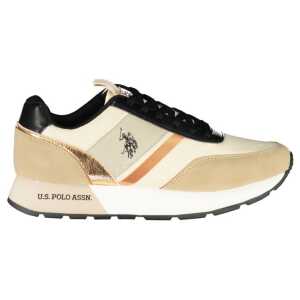 U.S. POLO ASSN. Beige Polyester Sneaker