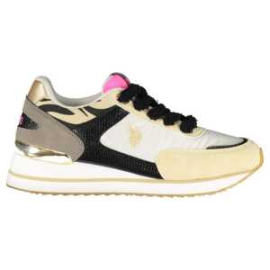 U.S. POLO ASSN. Beige Polyester Sneaker