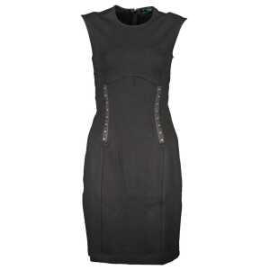 Guess Jeans Black Viscose Dress