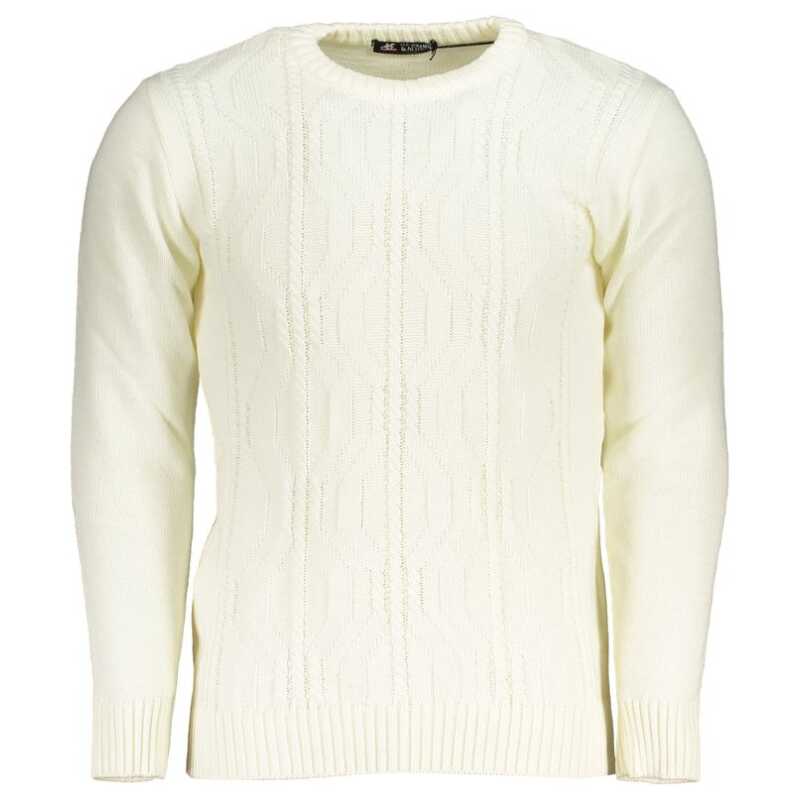 U.S. Grand Polo White Fabric Sweater, theFeinheit