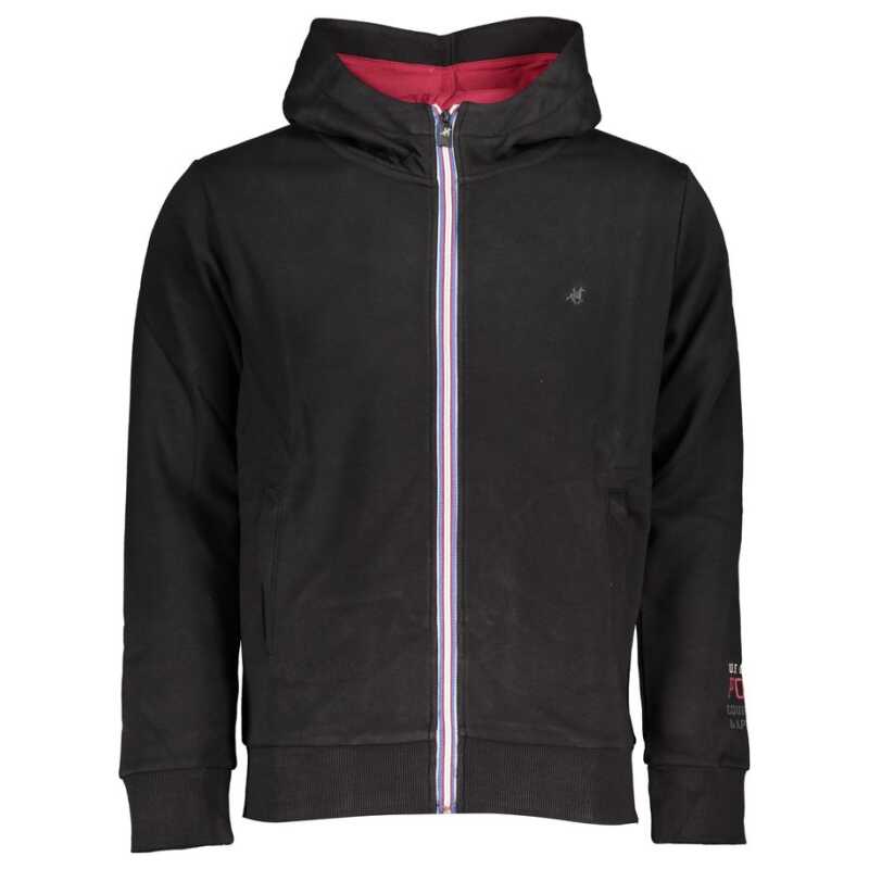 U.S. Grand Polo Black Cotton Sweater, theFeinheit