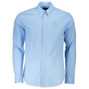La Martina Blue Cotton Shirt