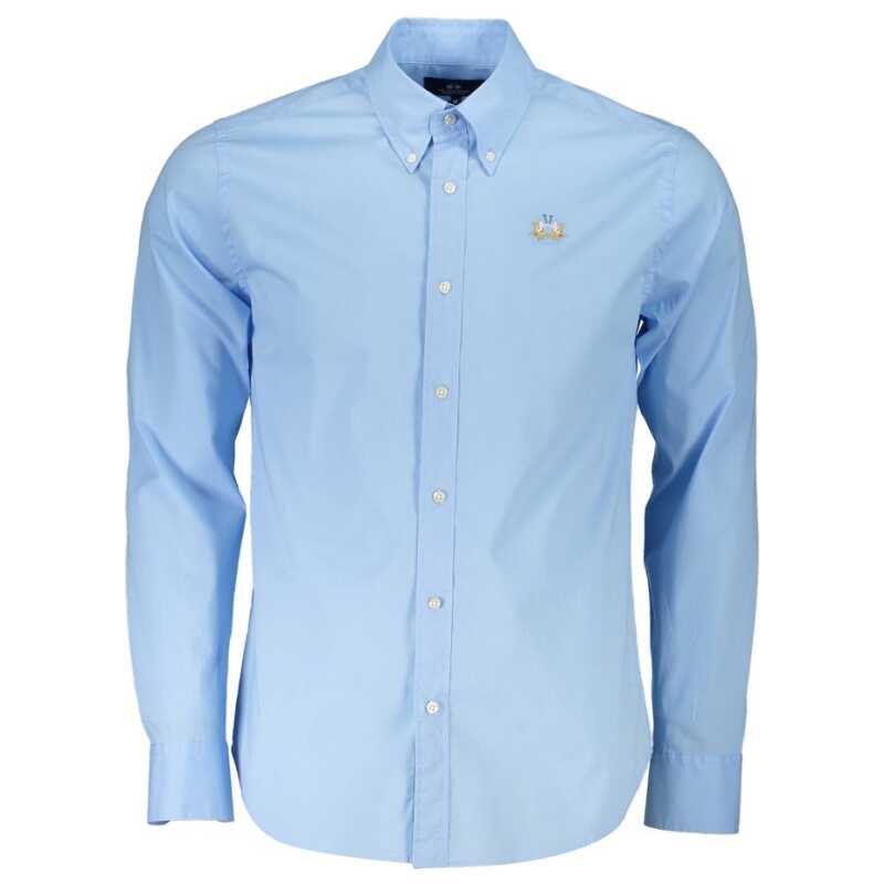 La Martina Blue Cotton Shirt, theFeinheit