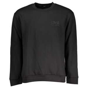 Cavalli Class Black Cotton Sweater