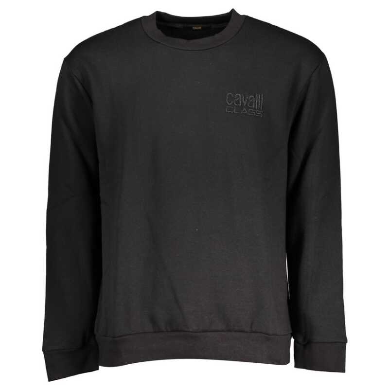 Cavalli Class Black Cotton Sweater, theFeinheit